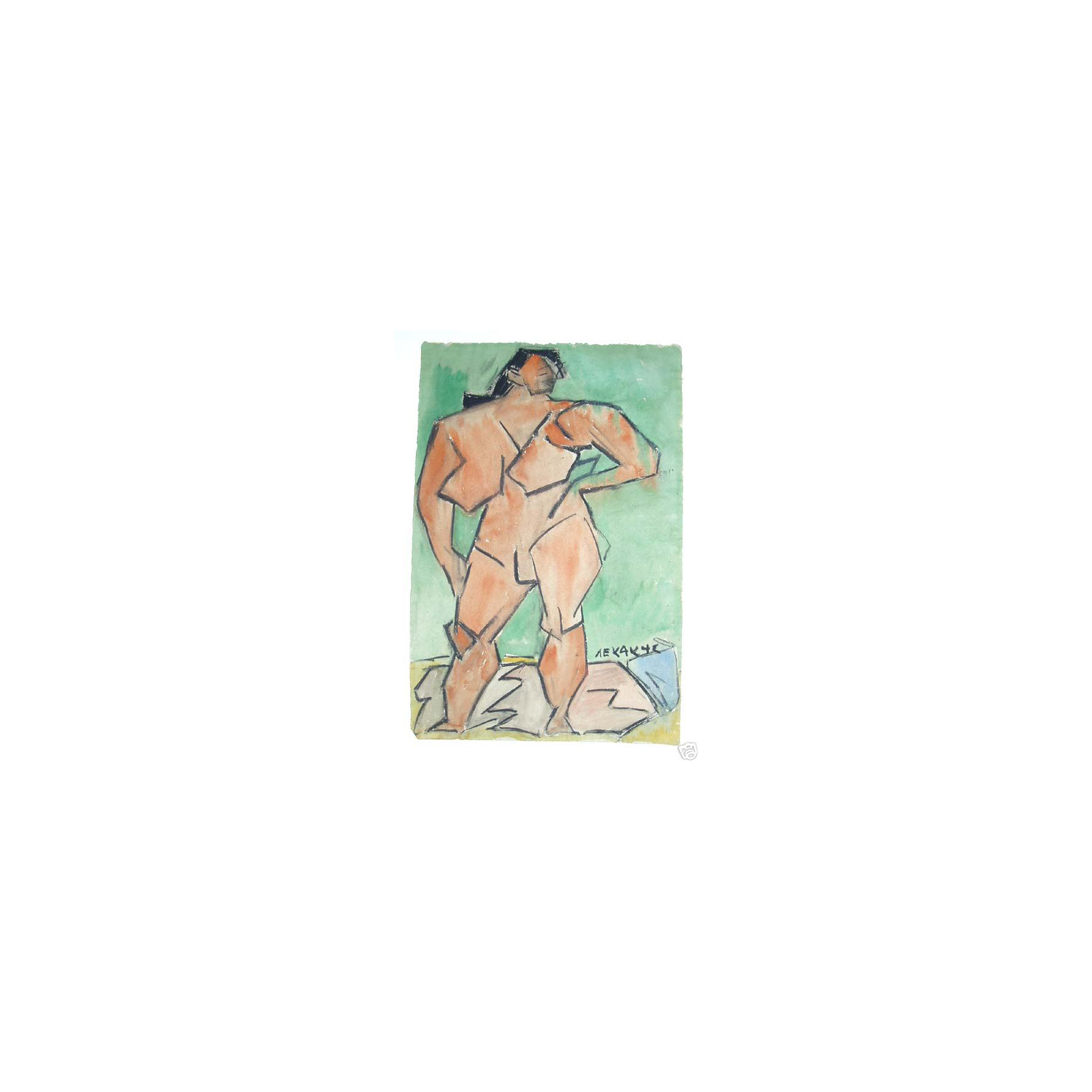 ΛΕΚΑΚΗΣ Μιχάλης — Γυμνός Άνδρας, c.1946